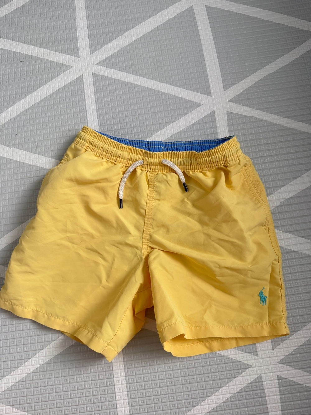Polo by Ralph Lauren Yellow Elastic Waist Swim Shorts